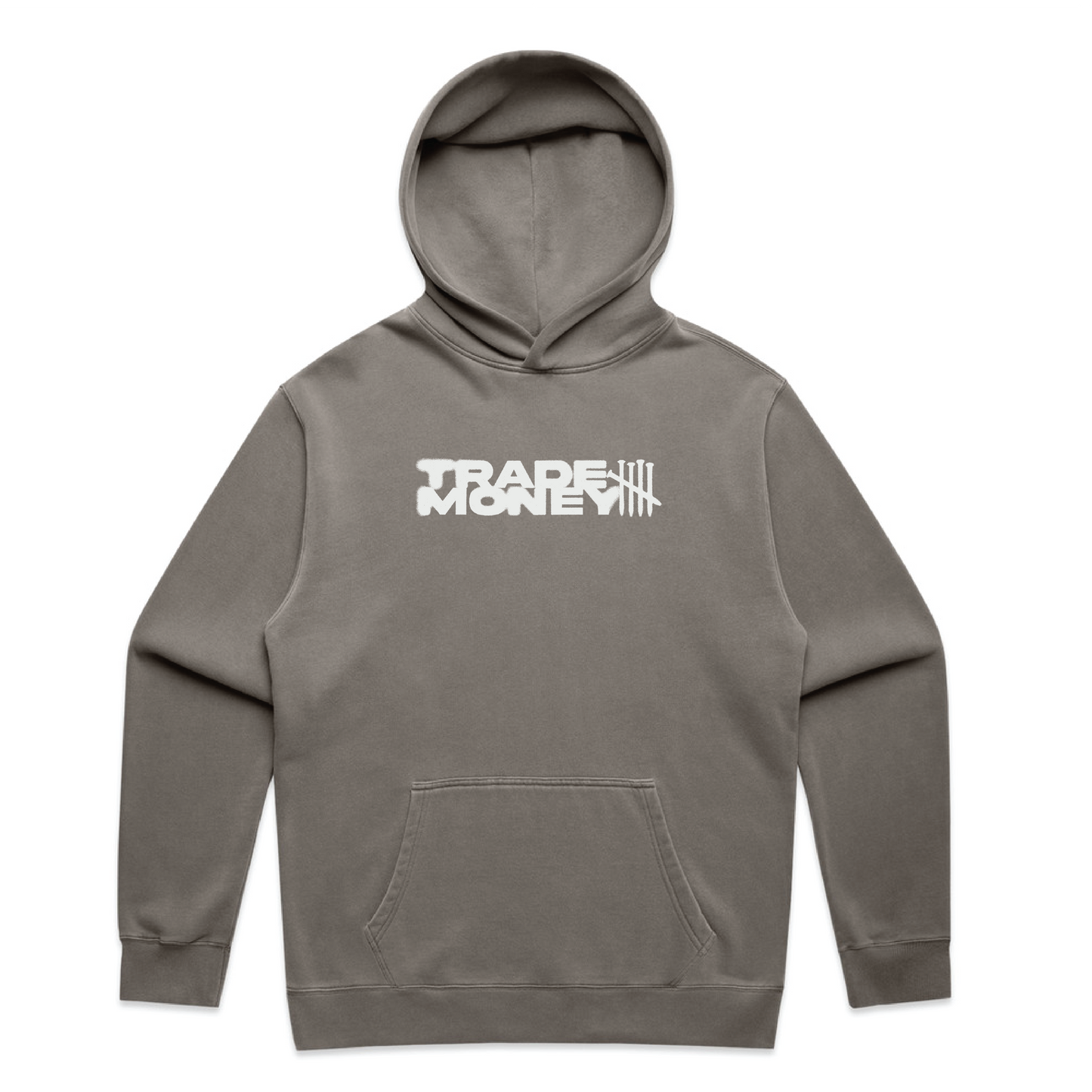 Lunch Money Hoodie, Faded Grey