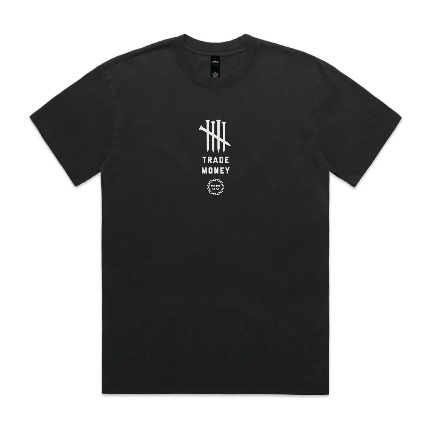 Blue Collar Aint Dead Heavy Tee, Faded Black
