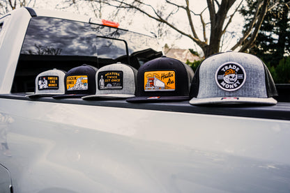 Hard Work Boulevard Meshback, Grey / Black - Purpose-Built / Home of the Trades