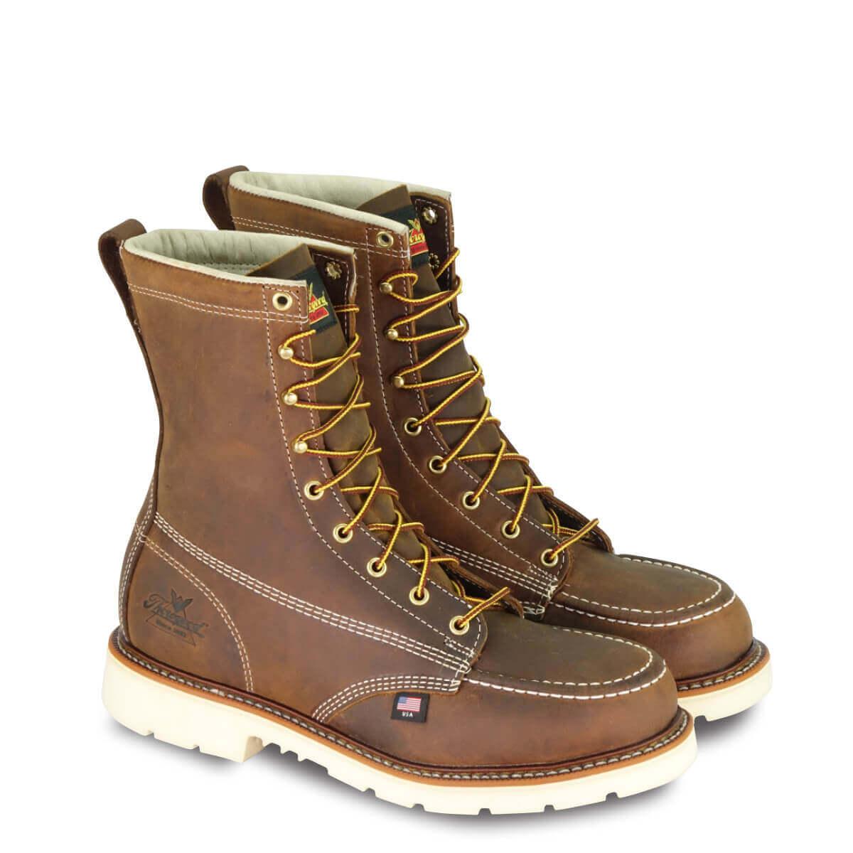 American Heritage - 8" Trail Crazyhorse - Moc Toe MAXwear 90 (Steel Toe) - Purpose-Built / Home of the Trades