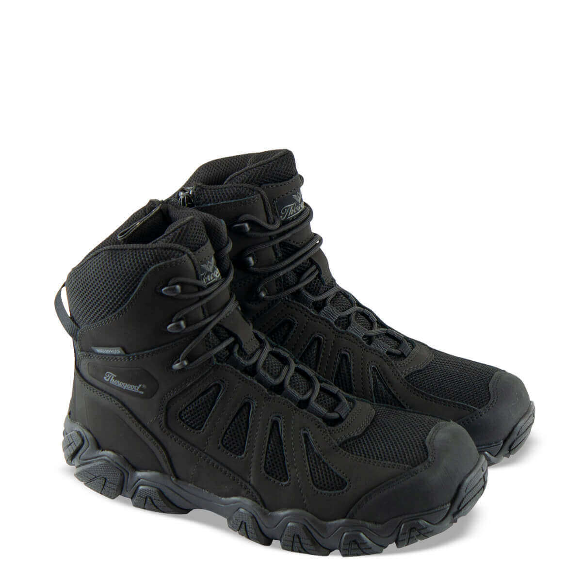 Crosstrex Series Safety Toe Side Zip BBP Waterproof 6'' Hiker - Black Tactical