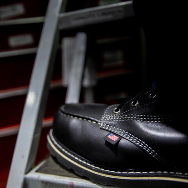 American Heritage - 6" Midnight Series Black Moc Toe (Soft Toe) - Purpose-Built / Home of the Trades