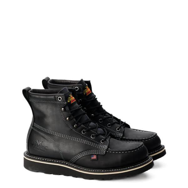 American Heritage - 6" Midnight Series Black Moc Toe (Soft Toe) - Purpose-Built / Home of the Trades