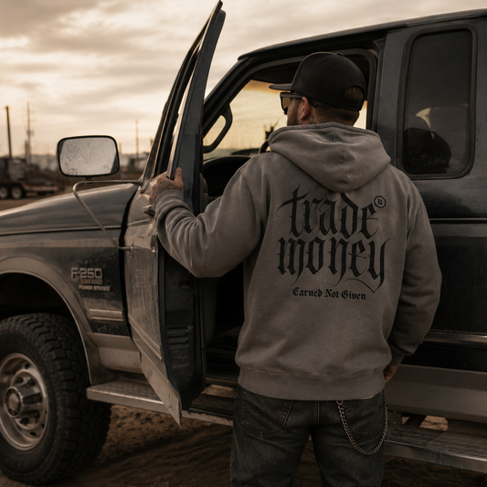 The Foundation, Heavy Faded Hoody, Faded Grey