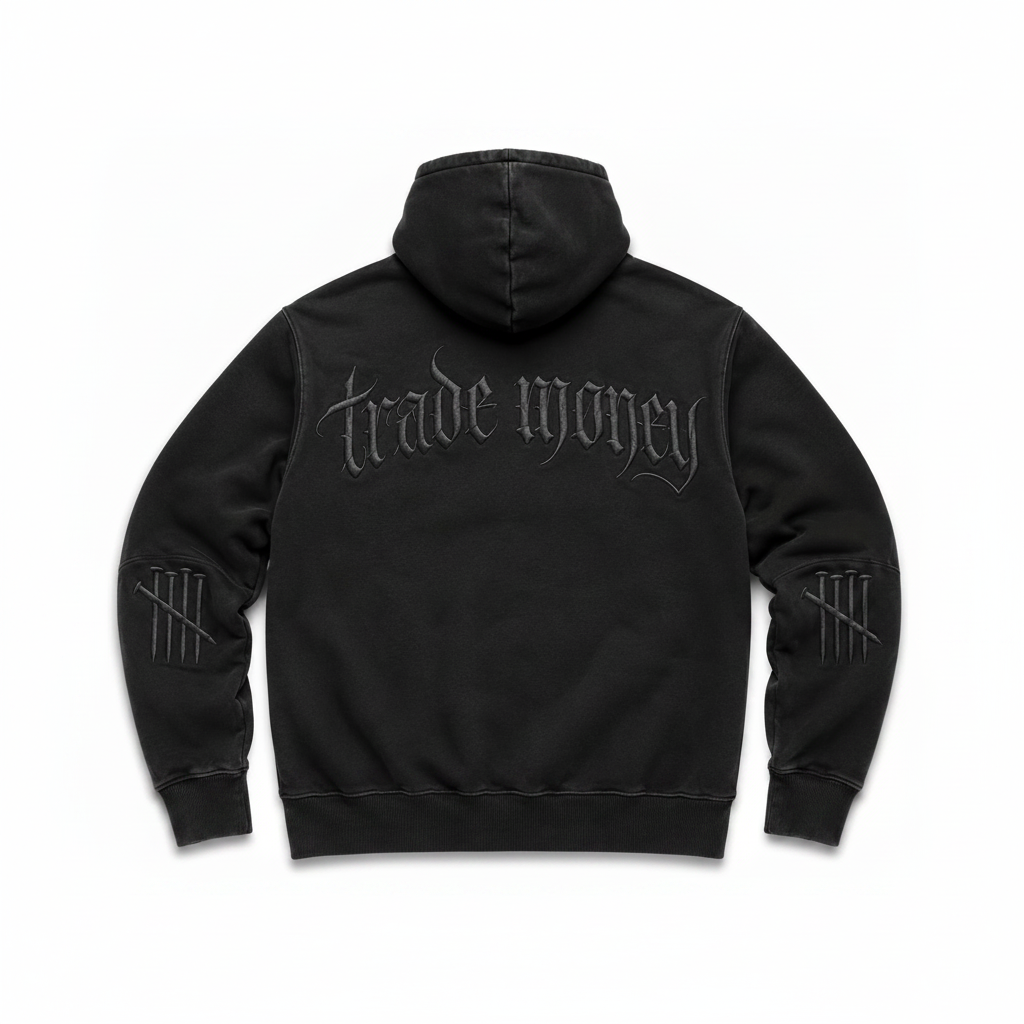 The Standard, Heavyweight Hoodie, Black