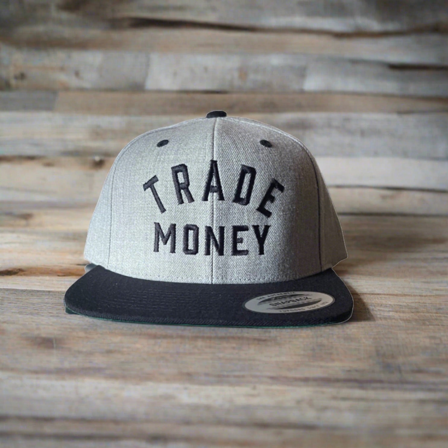 The Process Snapback, Heather Grey & Black