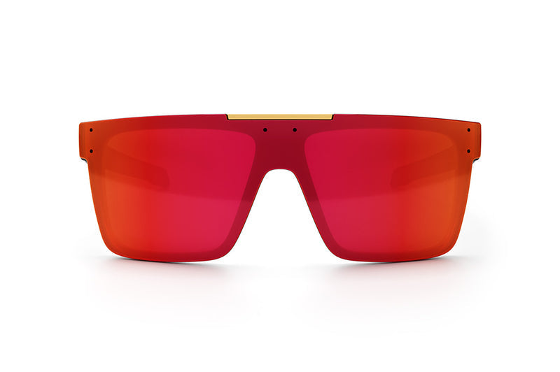 PERFORMANCE QUATRO SUNGLASSES: SUNBLAST RED/ORANGE Z87+