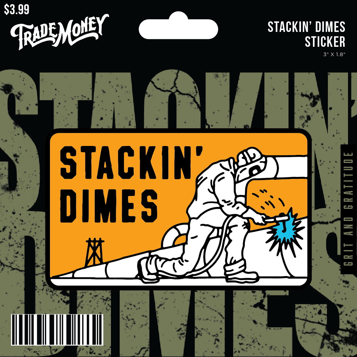 Stackin' Dimes Sticker - 3in