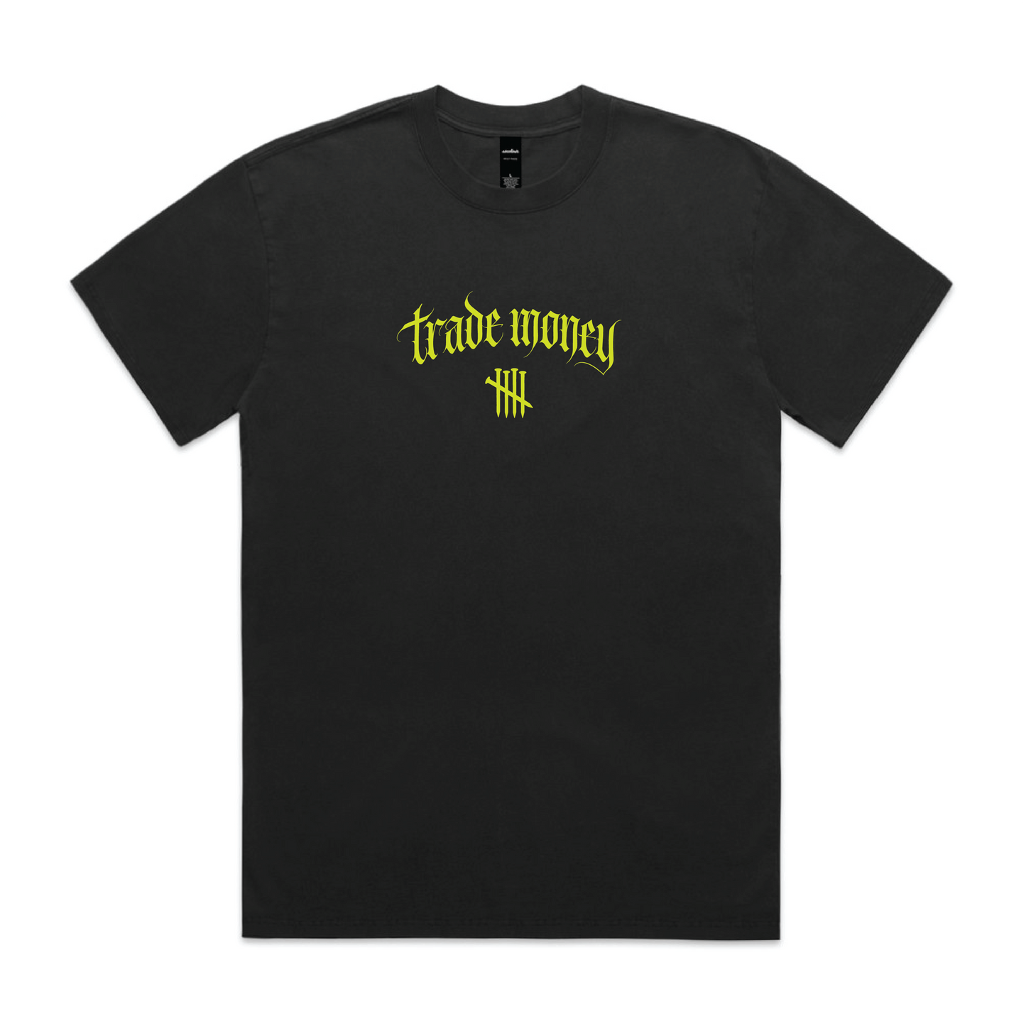 Last Man Standing Heavy Tee, Faded Black