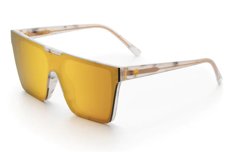 CLARITY MARBLE FRAME GOLD LENS