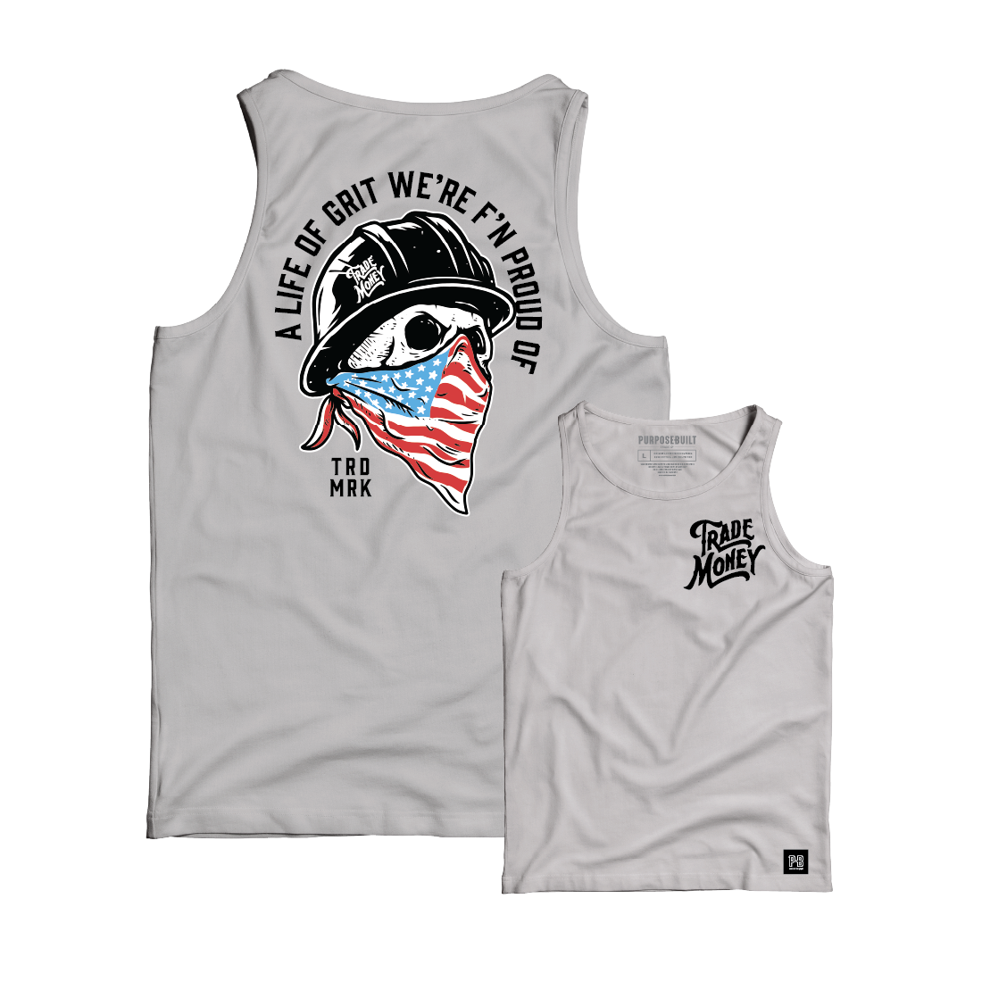 American Grit Tank, Grey