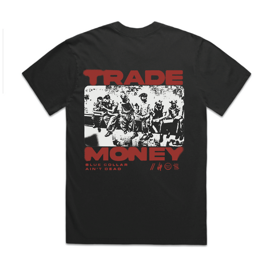 Lunch Money Heavy Tee, Faded Black