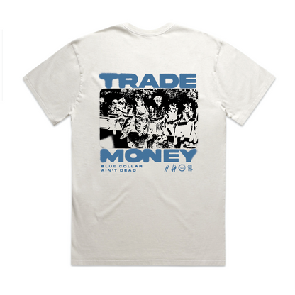 Lunch Money Heavy Tee, Faded White
