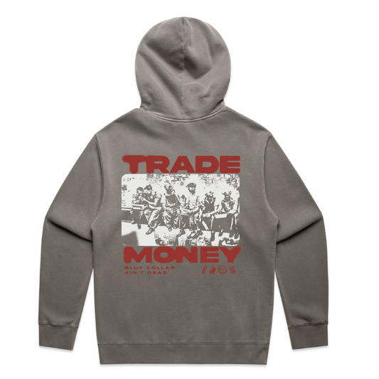 Lunch Money Hoodie, Faded Grey