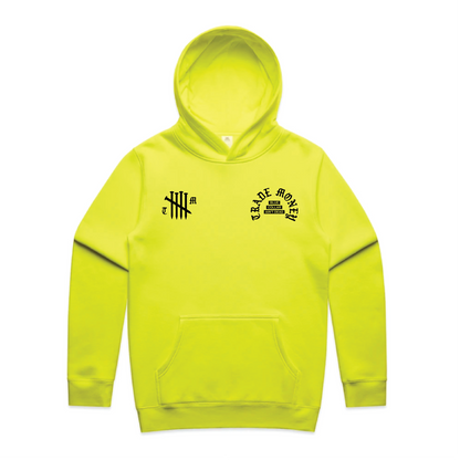 Blue Collar Aint Dead Hoodie, Brite Lime