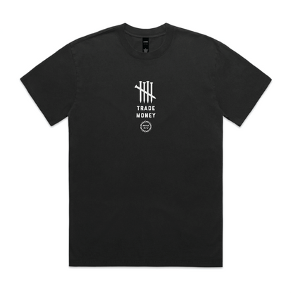 Blue Collar Aint Dead Heavy Tee, Faded Black