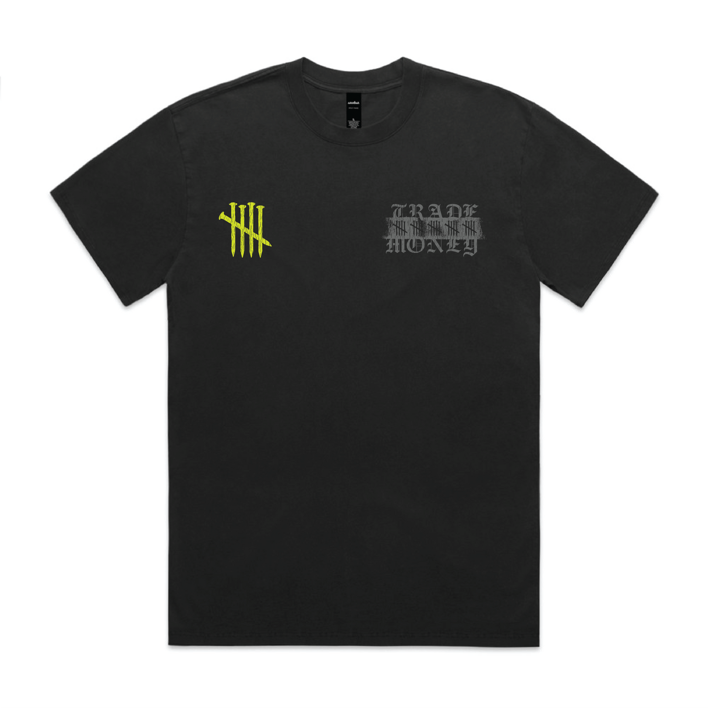 The Benji, Heavy Tee, Faded Black