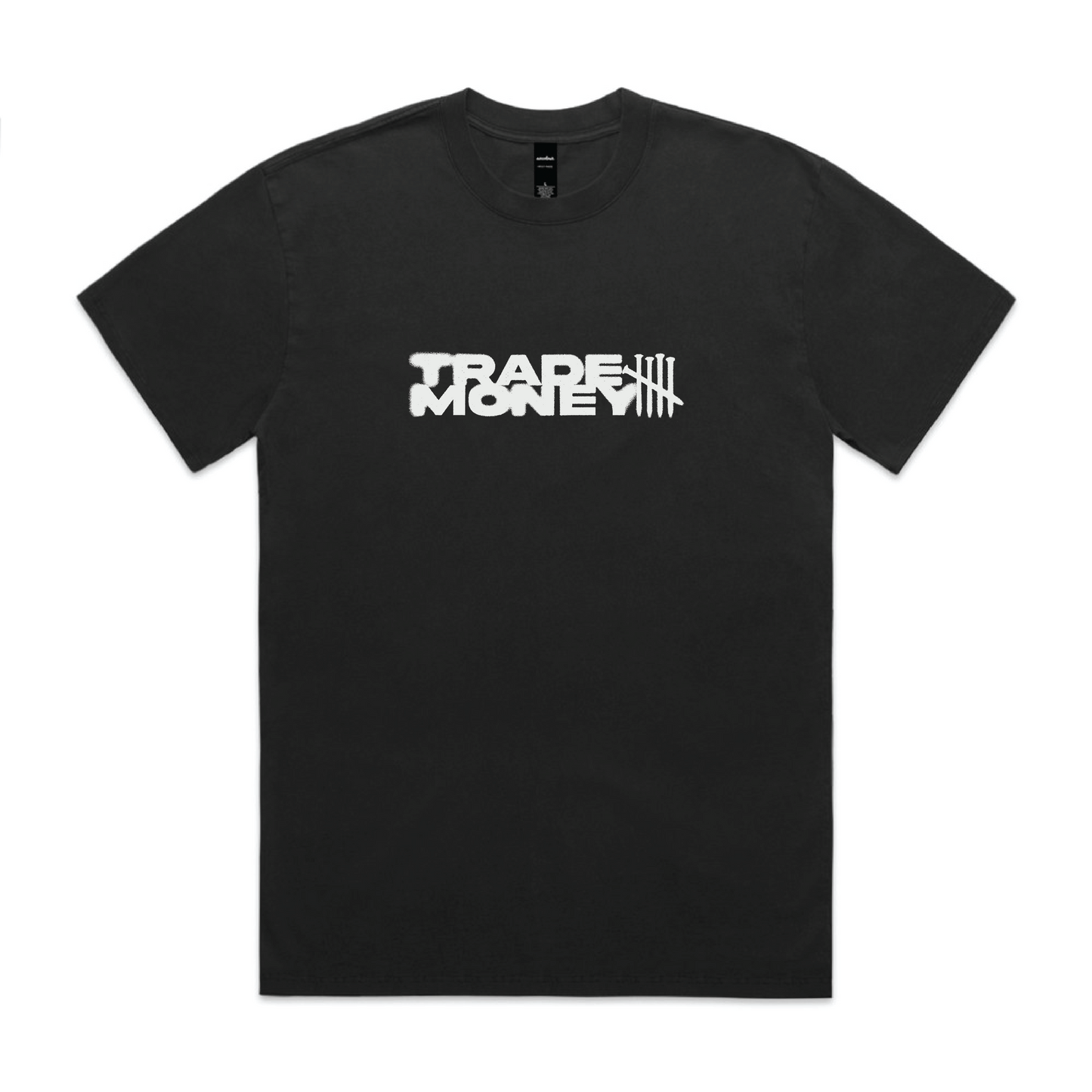 Lunch Money Heavy Tee, Faded Black